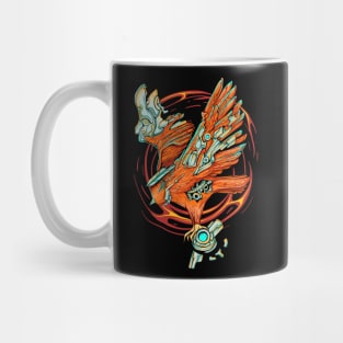 Robot owl carrying energy ball Mug